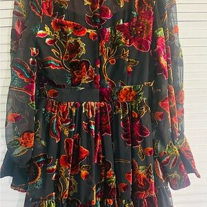 Fate Vibrant Floral Mini Dress